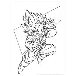 Página para colorir: Dragon Ball Z (desenhos animados) #38629 - Páginas para Colorir Imprimíveis Gratuitamente