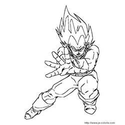 Página para colorir: Dragon Ball Z (desenhos animados) #38634 - Páginas para Colorir Imprimíveis Gratuitamente