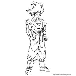 Página para colorir: Dragon Ball Z (desenhos animados) #38638 - Páginas para Colorir Imprimíveis Gratuitamente