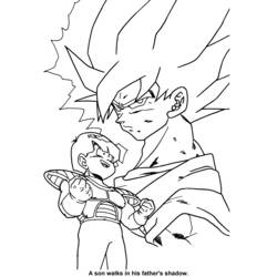 Página para colorir: Dragon Ball Z (desenhos animados) #38639 - Páginas para Colorir Imprimíveis Gratuitamente