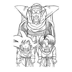 Página para colorir: Dragon Ball Z (desenhos animados) #38641 - Páginas para Colorir Imprimíveis Gratuitamente