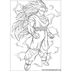 Página para colorir: Dragon Ball Z (desenhos animados) #38651 - Páginas para Colorir Imprimíveis Gratuitamente