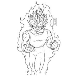 Página para colorir: Dragon Ball Z (desenhos animados) #38681 - Páginas para Colorir Imprimíveis Gratuitamente