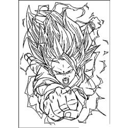 Página para colorir: Dragon Ball Z (desenhos animados) #38686 - Páginas para Colorir Imprimíveis Gratuitamente