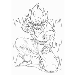 Página para colorir: Dragon Ball Z (desenhos animados) #38693 - Páginas para Colorir Imprimíveis Gratuitamente