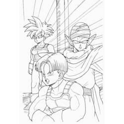 Página para colorir: Dragon Ball Z (desenhos animados) #38740 - Páginas para Colorir Imprimíveis Gratuitamente