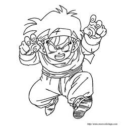 Página para colorir: Dragon Ball Z (desenhos animados) #38764 - Páginas para Colorir Imprimíveis Gratuitamente