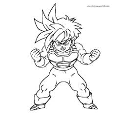 Página para colorir: Dragon Ball Z (desenhos animados) #38815 - Páginas para Colorir Imprimíveis Gratuitamente