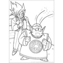 Página para colorir: Dragon Ball Z (desenhos animados) #38830 - Páginas para Colorir Imprimíveis Gratuitamente