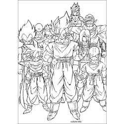 Página para colorir: Dragon Ball Z (desenhos animados) #38858 - Páginas para Colorir Imprimíveis Gratuitamente