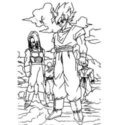 Página para colorir: Dragon Ball Z (desenhos animados) #38867 - Páginas para Colorir Imprimíveis Gratuitamente