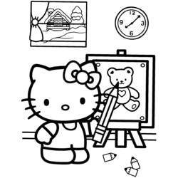 Página para colorir: ei gatinha (desenhos animados) #36891 - Páginas para Colorir Imprimíveis Gratuitamente