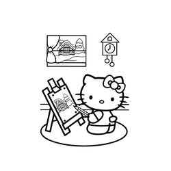 Página para colorir: ei gatinha (desenhos animados) #36919 - Páginas para Colorir Imprimíveis Gratuitamente
