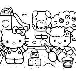 Página para colorir: ei gatinha (desenhos animados) #36997 - Páginas para Colorir Imprimíveis Gratuitamente