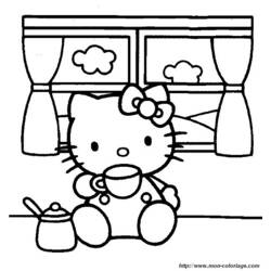 Página para colorir: ei gatinha (desenhos animados) #37048 - Páginas para Colorir Imprimíveis Gratuitamente