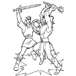 Página para colorir: Excalibur, a espada mágica (desenhos animados) #41744 - Páginas para Colorir Imprimíveis Gratuitamente