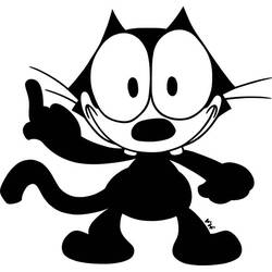 Página para colorir: Felix o gato (desenhos animados) #47860 - Páginas para Colorir Imprimíveis Gratuitamente