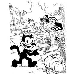 Página para colorir: Felix o gato (desenhos animados) #47863 - Páginas para Colorir Imprimíveis Gratuitamente