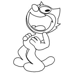 Página para colorir: Felix o gato (desenhos animados) #47869 - Páginas para Colorir Imprimíveis Gratuitamente