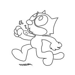 Página para colorir: Felix o gato (desenhos animados) #47889 - Páginas para Colorir Imprimíveis Gratuitamente