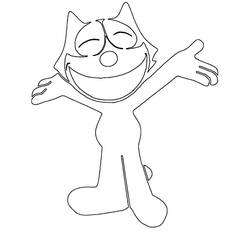Página para colorir: Felix o gato (desenhos animados) #47892 - Páginas para Colorir Imprimíveis Gratuitamente