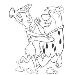 Página para colorir: Flintstones (desenhos animados) #29530 - Páginas para Colorir Imprimíveis Gratuitamente
