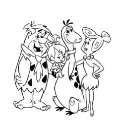 Página para colorir: Flintstones (desenhos animados) #29538 - Páginas para Colorir Imprimíveis Gratuitamente