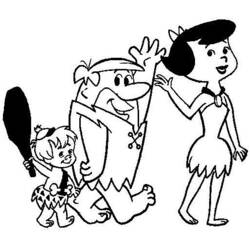 Página para colorir: Flintstones (desenhos animados) #29544 - Páginas para Colorir Imprimíveis Gratuitamente