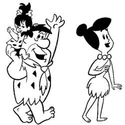 Página para colorir: Flintstones (desenhos animados) #29564 - Páginas para Colorir Imprimíveis Gratuitamente