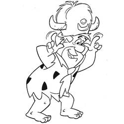 Página para colorir: Flintstones (desenhos animados) #29566 - Páginas para Colorir Imprimíveis Gratuitamente