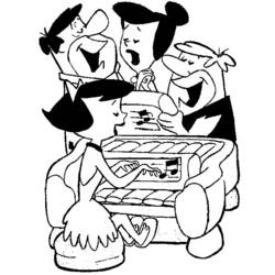 Página para colorir: Flintstones (desenhos animados) #29570 - Páginas para Colorir Imprimíveis Gratuitamente