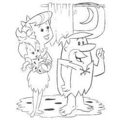 Página para colorir: Flintstones (desenhos animados) #29571 - Páginas para Colorir Imprimíveis Gratuitamente