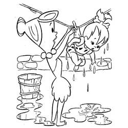 Página para colorir: Flintstones (desenhos animados) #29572 - Páginas para Colorir Imprimíveis Gratuitamente