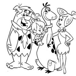 Página para colorir: Flintstones (desenhos animados) #29584 - Páginas para Colorir Imprimíveis Gratuitamente