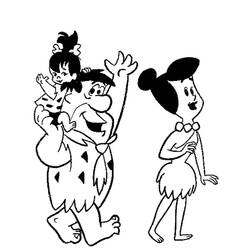 Página para colorir: Flintstones (desenhos animados) #29589 - Páginas para Colorir Imprimíveis Gratuitamente