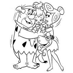 Página para colorir: Flintstones (desenhos animados) #29590 - Páginas para Colorir Imprimíveis Gratuitamente