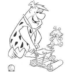 Página para colorir: Flintstones (desenhos animados) #29604 - Páginas para Colorir Imprimíveis Gratuitamente