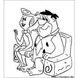 Página para colorir: Flintstones (desenhos animados) #29607 - Páginas para Colorir Imprimíveis Gratuitamente