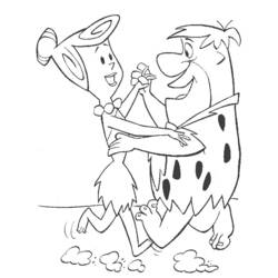 Página para colorir: Flintstones (desenhos animados) #29624 - Páginas para Colorir Imprimíveis Gratuitamente