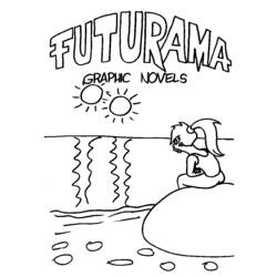 Página para colorir: Futurama (desenhos animados) #48419 - Páginas para Colorir Imprimíveis Gratuitamente