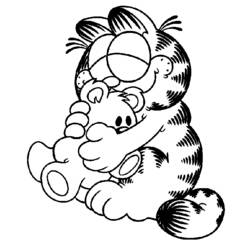 Página para colorir: Garfield (desenhos animados) #26123 - Páginas para Colorir Imprimíveis Gratuitamente