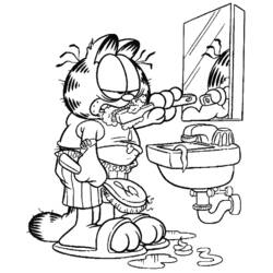 Página para colorir: Garfield (desenhos animados) #26155 - Páginas para Colorir Imprimíveis Gratuitamente