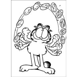 Página para colorir: Garfield (desenhos animados) #26163 - Páginas para Colorir Imprimíveis Gratuitamente