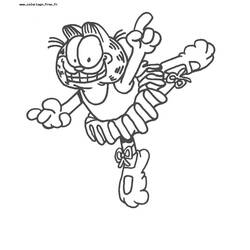 Página para colorir: Garfield (desenhos animados) #26174 - Páginas para Colorir Imprimíveis Gratuitamente