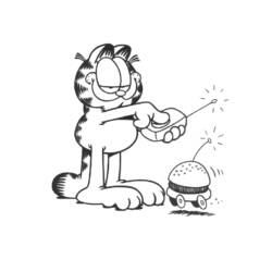 Página para colorir: Garfield (desenhos animados) #26224 - Páginas para Colorir Imprimíveis Gratuitamente