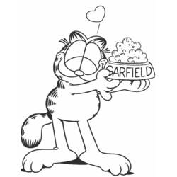 Página para colorir: Garfield (desenhos animados) #26230 - Páginas para Colorir Imprimíveis Gratuitamente