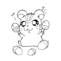 Página para colorir: Hamtaro (desenhos animados) #39931 - Páginas para Colorir Imprimíveis Gratuitamente