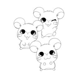 Página para colorir: Hamtaro (desenhos animados) #39939 - Páginas para Colorir Imprimíveis Gratuitamente