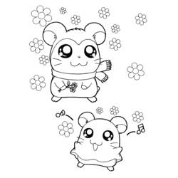 Página para colorir: Hamtaro (desenhos animados) #39947 - Páginas para Colorir Imprimíveis Gratuitamente