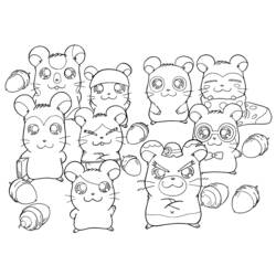 Página para colorir: Hamtaro (desenhos animados) #39969 - Páginas para Colorir Imprimíveis Gratuitamente